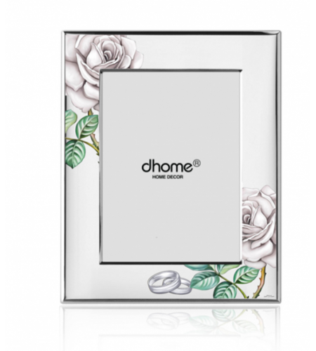 Moldura Dhome Casamento com Flores